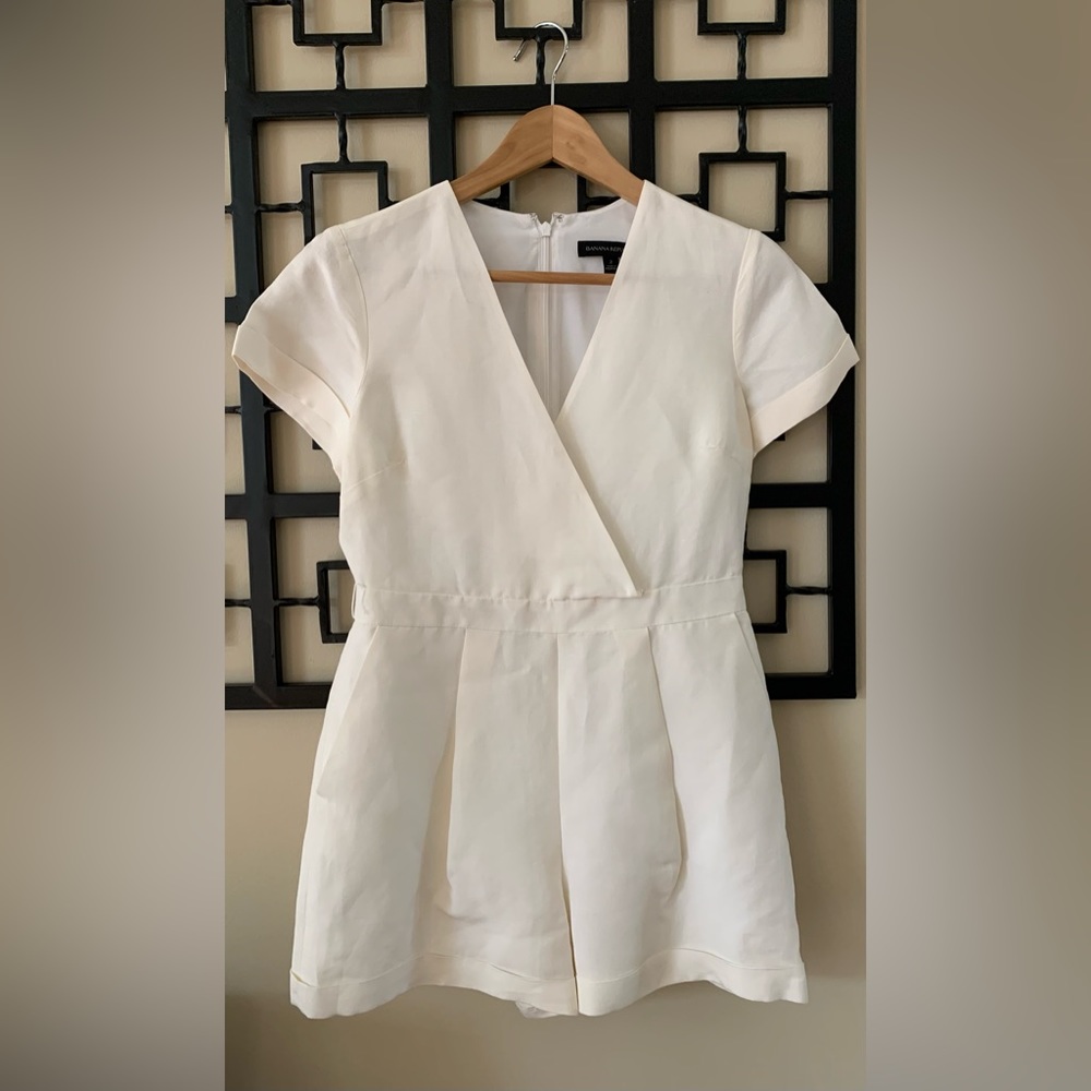 Linen Banana Republic Romper